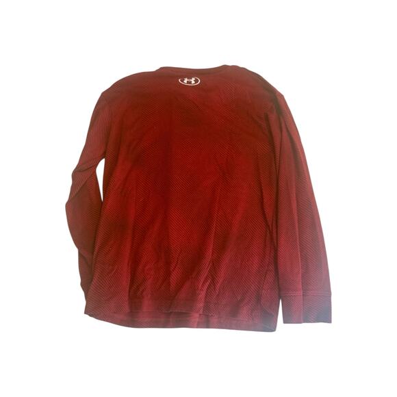 Under Armour Red Pattern Long-Sleeve Tee - Youth Medium (YMD) - Picture 2 of 3